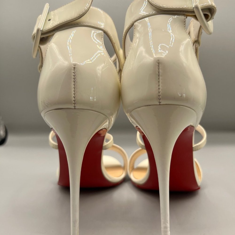 Christian Louboutin Light Beige Sandal Pumps 37 - Picture 3 of 7